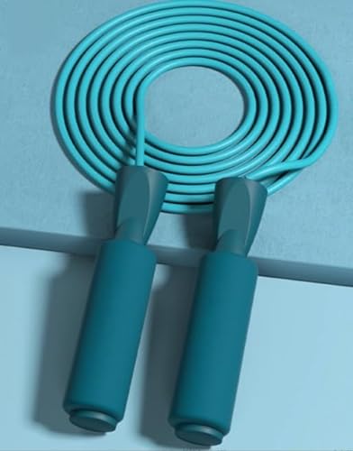 Springseil, Verstellbare Springseile Kabel mit Kugellager für Fitnessübungen, Blau von Generisch