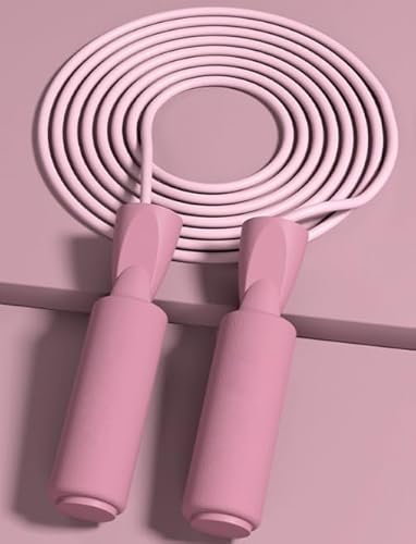 Springseil, Verstellbare Springseile Kabel mit Kugellager für Fitnessübungen, Rosa von Generisch