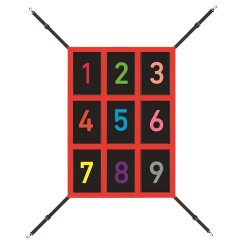 Strike Zone Target Net - tragbare Sportgenauigkeitstrainer, Flexibler Streiksrahmen | Visuelles Zielblatt für Softball -Pitching, Jugend -Baseball -Trainergeräte, Innen- und Gebrauch im Freien von Generisch