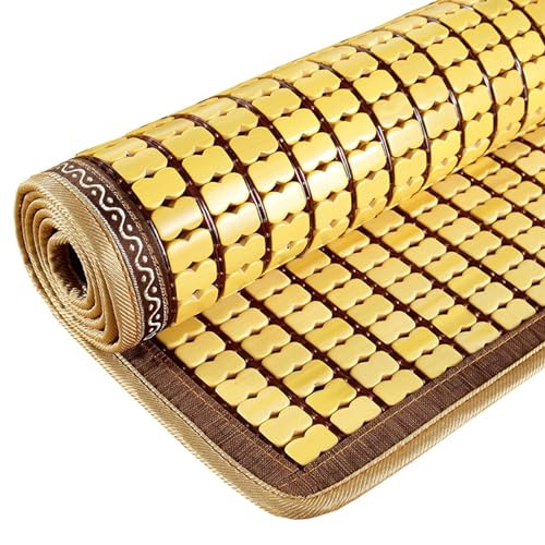 Summer Bamboo Isomatte – Kühlkissen für Bett – Mahjong Bambusmatratze – Bambus-Klappbett – Bleiben Sie die ganze Nacht kühl und bequem von Generisch