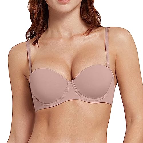 Super Push Up BH Damen Oktoberfest Sexy Extrem Balconette BH Offen Push Up BH Weiß Damen-BHS Sport BH Für Kleine Brüste BH Tiefer Rückenausschnitt Dirndl BH BH Vorne Verschließbar von Generisch