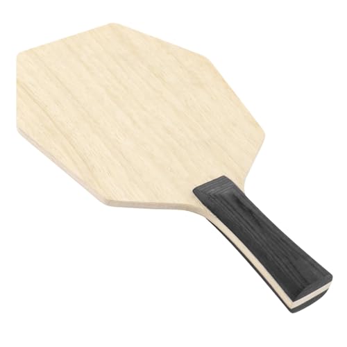Table Tennis Racket Base Plate, Hexagonal Table Tennis Bat Base, 5-Layer Wooden Table Tennis Blade, Table Tennis Racket Bottom Plate, Table Tennis Paddle Base Plate for Control & Spin von Generisch