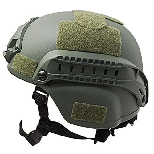 Taktischer Helm, schneller Helm gepolstert 22.05 23.62inch kostenlose Größe universeller Paintball Helm Verstellbarer Seitenschien von Generisch
