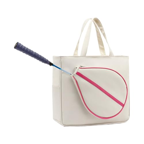 Tasche für Tennisschläger – Schlägeraufbewahrung, Tennistaschen für Damen, wasserdichte Tragetasche, Schlägerhalter, große Kapazität, Tagesrucksack für Fitnessstudio, Anfänger, Erwachsene, Sport Tasche für Tennisschläger – Schlägeraufbewahrung, Tennistaschen für Damen, wasserdichte Tragetasche, Schlägerhalter, große Kapazität, Tagesrucksack für Fitnessstudio, Anfänger, Erwachsene, Sport von Generisch