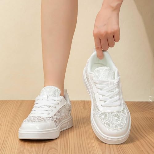 Trachten Sneaker Damen,Spitzen Trachten Schuhe,Sommer Schuhe Damen, flache schuhe für damen,Stoff Schuhe Damen Sommer,Mesh Atmungsaktive Turn Schuhe, Oktoberfest Outdoor Sportschuhe, Walking Schuhe von Generisch
