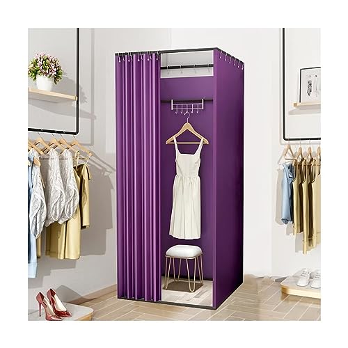 Tragbare Umkleidekabine für Bekleidungsgeschäfte – geräumiges Umkleidezelt mit Privatsphäre, einfach zu montierender Ankleidezimmer, für Einkaufszentren und Büros von Generisch