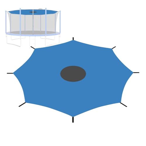 Trampolin-Abdeckung, Trampolin-Sonnenschutz-Abdeckung,Trampolin-Sonnenschutz für den Außenbereich, wasserdichte Oxford-Trampolin-Zeltabdeckung - Sonnenschutz-Trampolin-Überdachungszubehör, passend für von Generisch