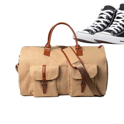 Umwandelbare Reisetasche, Reisetaschen für Reisen - Umwandelbare Seesäcke mit großem Fassungsvermögen - Multifunktionale Flugtasche mit Reißverschluss, tragbare Seesäcke mit mehreren Taschen für die R von Generisch