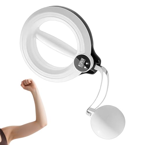 Unterarm Trainer,360° Rotierender Arm Und Brust Trainer Trainingsgerät,LED Display 3 Modi Fitnessgerät Für Oberkörper Frauen Männer | Heimtrainer Büro Training von Generisch