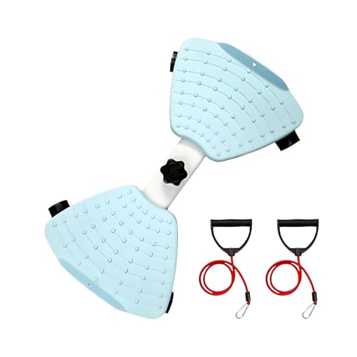 Waist Twist Machine | Workout Twisting Board with Resistant Bands - Rutschfeste Core Shaping Ausrüstung für Damen Herren Erwachsene Teenager Beine Arme von Generisch