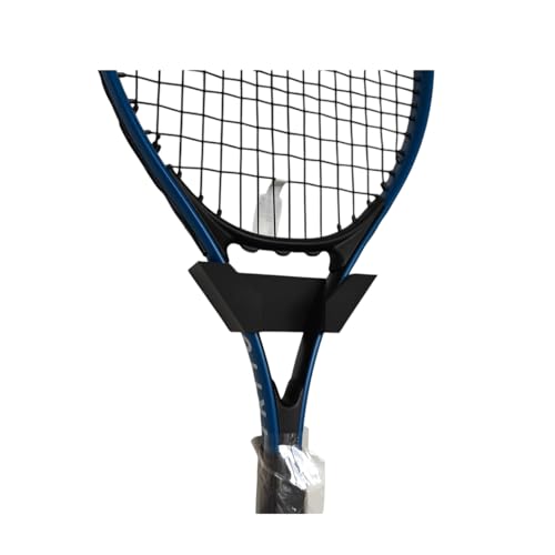 Wandhalterung für Tennisschläger (2er-Set) – einfache Installation (Installation mit doppelseitigem Klebeband) von Generisch