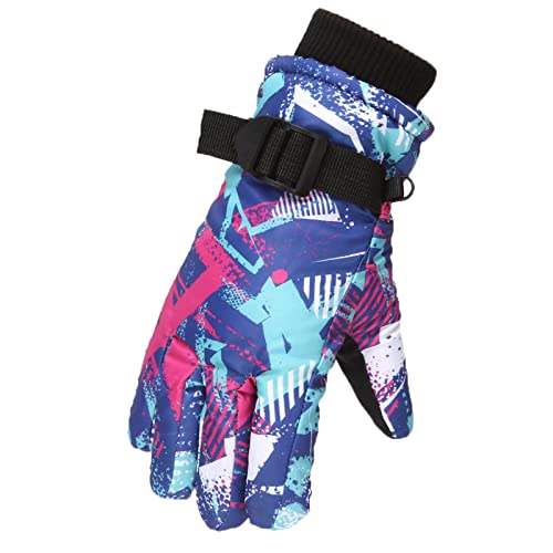 Warme Handschuhe 2024, modische Handschuhe, Winter, Outdoor, Kinder, Schneeskaten, Snowboarden, winddicht, warme Handschuhe, perfekt für 11 bis 16 Jahre alte junge Jungen Mädchen Frauen Handschuhe von Generisch