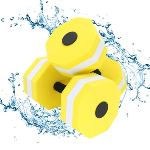 Wasseraerobic-Gewichte, Poolgewichte - 1 Paar Hantel-Set aus hochdichtem EVA-Schaum für Aqua-Fitness | Wassergewichte-Handstange für Pool-Fitness, Wasser-Aerobic-Gewichtsverlust von Generisch