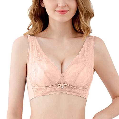 Wbra Haltungskorrektur BH: Sexy Stretch 3 Haken Atmungsaktiver Sport BH Wmbra BH Große Größen Gepolsterter Weicher Push Up BH Wimbra BH Leichte Ohne Bügel Nahtloser Women's Bras BH von Generisch