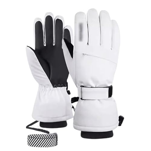 Wintersporthandschuhe | wasserdichte Kevlar-Touchscreen-Ski- und Snowboardhandschuhe mit Handgelenkschutz für winddichte Wärme von Generisch