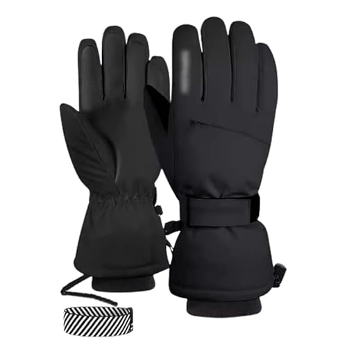 Wintersporthandschuhe | wasserdichte Kevlar-Touchscreen-Ski- und Snowboardhandschuhe mit Handgelenkschutz für winddichte Wärme von Generisch