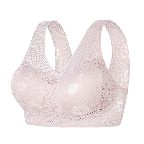 Wmbra BH, Ohne Bügel Stretch Nahtloser Große Größen BH Wmbra BH Original Sexy Gepolsterter Wimbra BH Hallo BH Weicher Leichte Atmungsaktiver Push Up BH Sport BH von Generisch