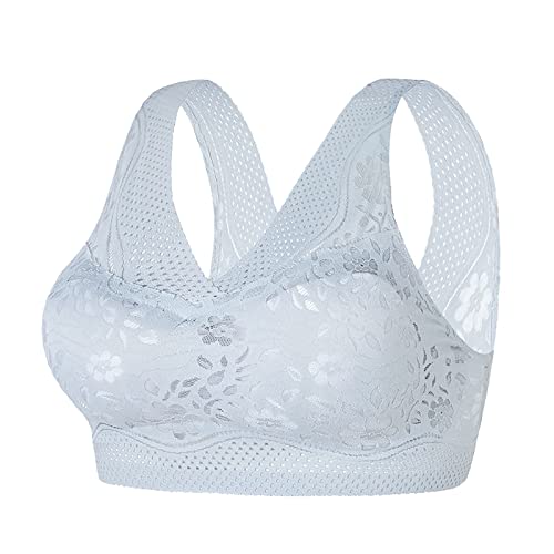 Wmbra BH Ohne Bügel - Stretch Nahtloser Große Größen Original Sexy Gepolsterter Weicher Leichter Atmungsaktiver Push Up Sport BH von Generisch