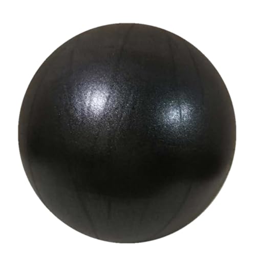 Yoga-Ball, 25 cm, Gymnastik, Fitness, Pilates, Balance-Übung, Fitnessstudio, Yoga, Kernball, Indoor-Training (schwarz) von Generisch