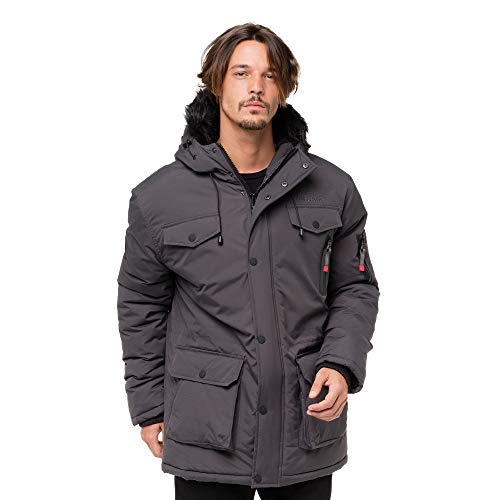 Geographical Norway Mantel Coquin anthrazit 2XL von Geographical Norway