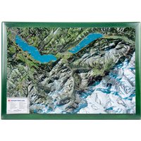 Georelief 3D Reliefkarte Berner Oberland von Georelief