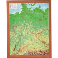 Georelief 3D Reliefkarte Deutschland von Georelief