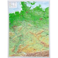 Georelief 3D Reliefkarte Deutschland von Georelief