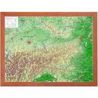 Georelief 3D Reliefkarte Österreich von Georelief