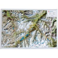 Georelief 3D Reliefkarte Oberengadin von Georelief