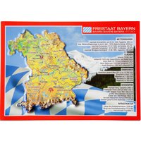Georelief 3D Reliefpostkarte Bayern von Georelief