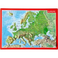 Georelief 3D Reliefpostkarte Europa von Georelief