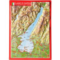 Georelief 3D Reliefpostkarte Gardasee von Georelief