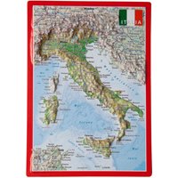 Georelief 3D Reliefpostkarte Italien von Georelief