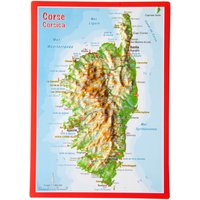 Georelief 3D Reliefpostkarte Korsika von Georelief