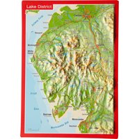 Georelief 3D Reliefpostkarte Lake District von Georelief