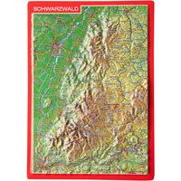 Georelief 3D Reliefpostkarte Schwarzwald von Georelief