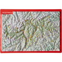 Georelief 3D Reliefpostkarte Südtirol von Georelief