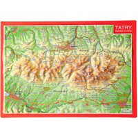 Georelief 3D Reliefpostkarte Tatra von Georelief