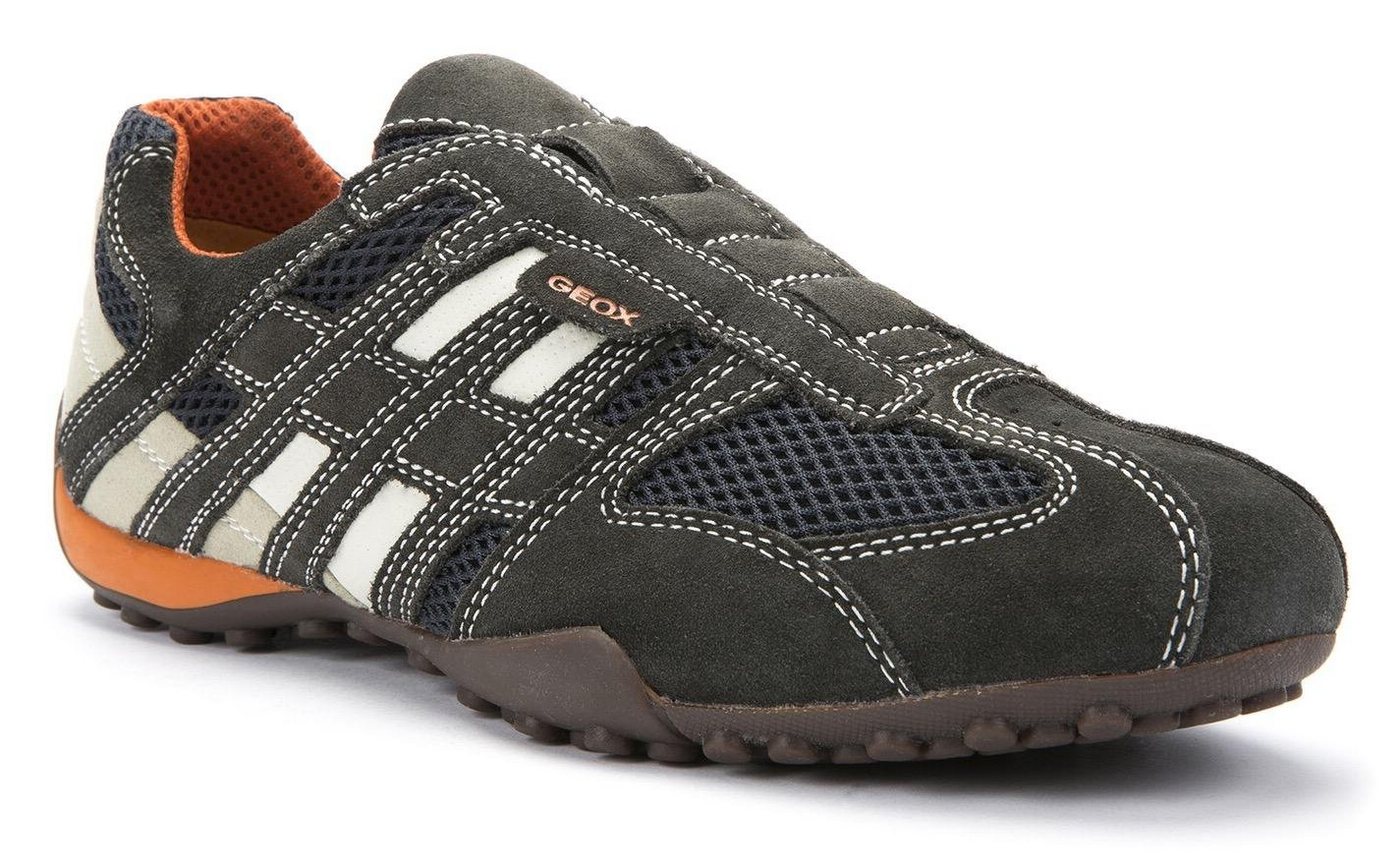 Geox »UOMO SNAKE« Slip-On Sneaker mit modischen Ziernähten und mit Geox Spezial Membrane von Geox