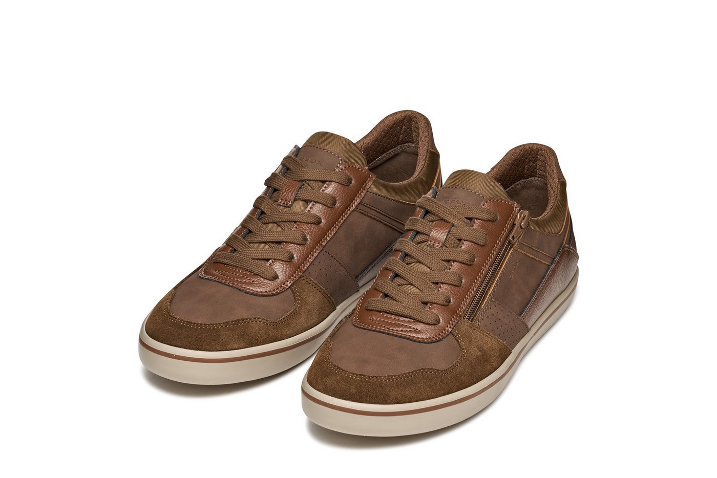 Geox U ELVER Sneaker Schnürschuh, Freizeitschuh mit Textilfutter von Geox