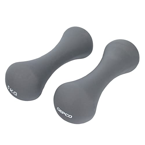 2 x 5 kg Neoprenhantel Hantel Neopren Kurzhantel Aerobic von Gepco Advanced Technology