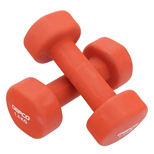 Hantelset 2 x 1.5 kg Neopren Kurzhanteln Hantel Hanteln Gewichte Aerobic von Gepco Advanced Technology