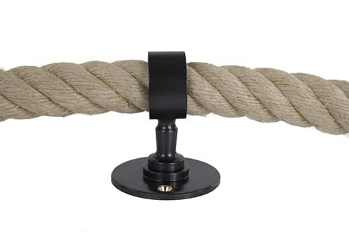Gepotex Seilträger/Wandhalter/Seilhalter bronziert für 28mm -30mm Seil - Handlaufseil - Absperrseil von Gepotex