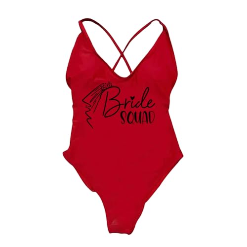 GerRit Badeanzüge Für Damen Women Bikini Badeanzug Sommerbodysuit Rückenless Monokini One Piece Badeanzug von GerRit