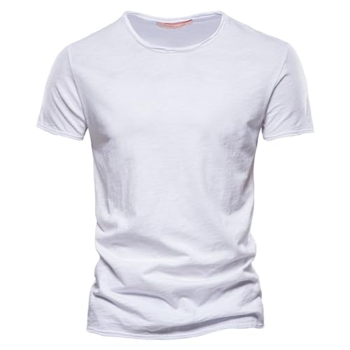 GerRit Herren T-Shirt Männer Tops V Hals Dünne Kurze Ärmeln Tees Männer Fashion Fitness T-Shirt Für Männer Größe S-5xl-farbe 2-s von GerRit