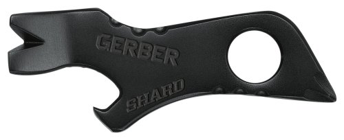Gerber Multi-Tool und Schlüsselanhänger, Shard Black Keychain Tool Card, Länge: 6,9 cm, Gewicht: 17 g, 31-002965 von Gerber