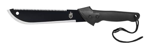 Gerber Machete mit Nylon-Scheide, Klingenlänge: 27,3 cm, Gator Machete Jr., Carbonstahl, 31-000759 von Gerber