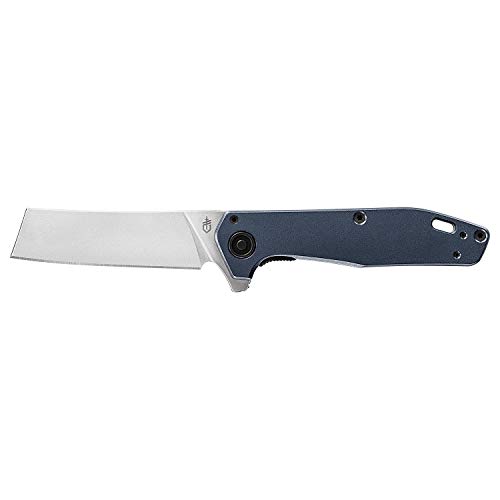 Gerber Taschenklappmesser, Klingenlänge: 7,6 cm, Fastball Cleaver 20CV, Edelstahl, Blau, 30-001842 von Gerber