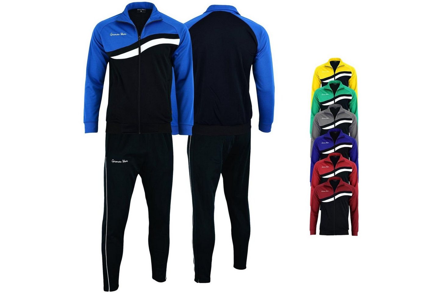 German Wear Trainingsanzug GW779k, Herren Trainingsanzugs Sportanzug Jogginganzug Doppellagig von German Wear