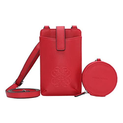 Gerry Weber - Multipocketbag, modische Handytasche mit Zusatztasche in Rot von Gerry Weber